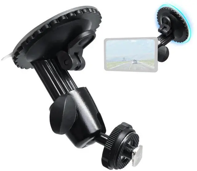 Main image of INSEETECH Windshield Suction Mount for Backup Camera Monitor System - Heavy-Duty 5kg Load Capacity, Metal Construction, 360° Adjustable Ball Head, No Drill Easy Install for Car/RV/Truck