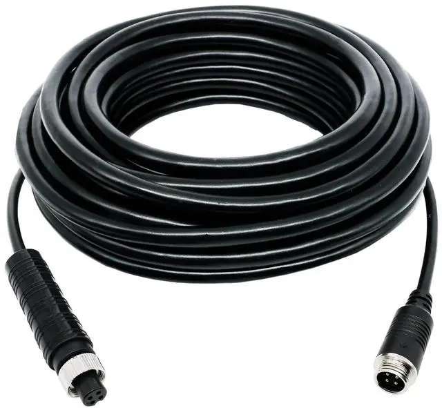 Main image of INSEETECH 4 Pin Camera Extension Cable for Backup Camera, Aviation Extension - Waterproof Video Power Cord for RV Truck Trailer Bus - Shielded Pure Copper Wire Rear View System CCTV Monitor (10FT/3M)