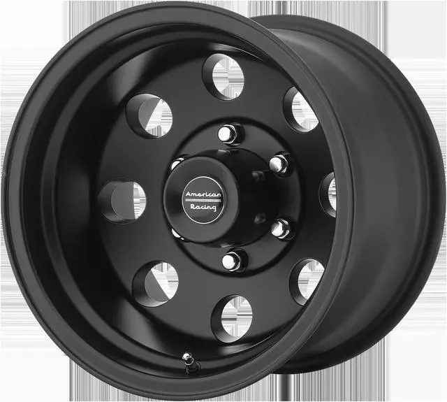 Alt view image 4 of 4 - American Racing AR172B Baja Satin Black 17x9 5x127 -12mm (AR1727973B)