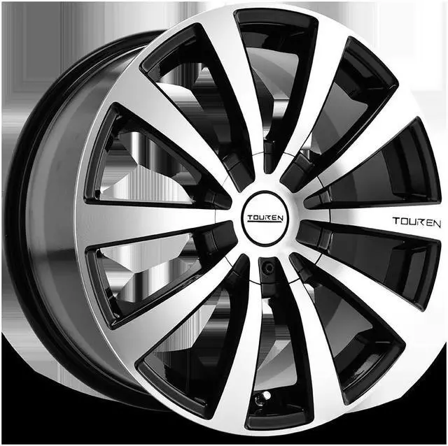 Alt view image 4 of 4 - 1 Wheel 16" TR3 16x7 5x100/5x114.3 Black Machined 42ET 72.62CB (3130-6703M)