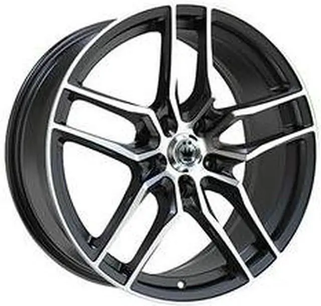 Alt view image 2 of 2 - Konig IO Intention Machined Black 17x8 5x100 45mm (IO87510455)