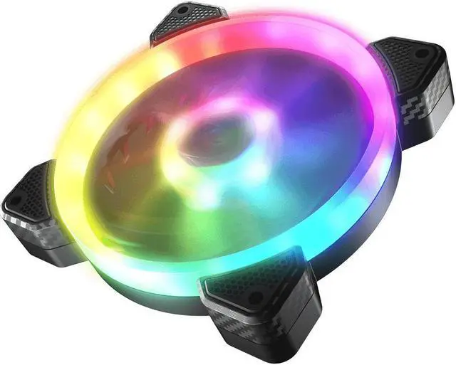 Alt view image 3 of 5 - COUGAR Vortex VX 120 PWM HDB: ARGB Case Fan with Dynamic HDB Bearings