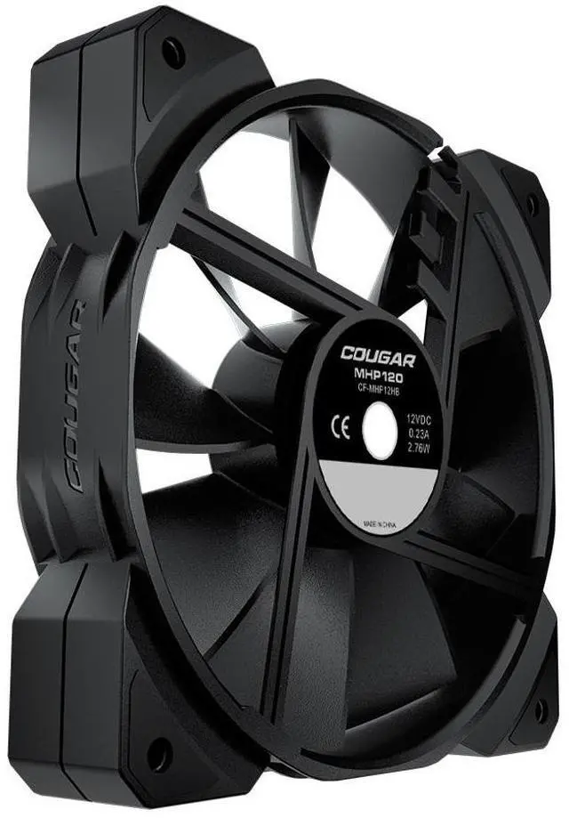 Alt view image 4 of 14 - Cougar MHP120 KIT 120 mm High Performance Radiator Fan - 3 Fan Pack