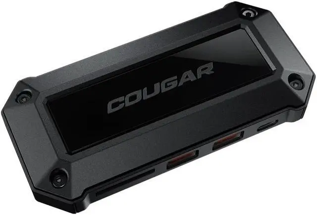 Alt view image 4 of 5 - COUGAR DH07: Slim 7-Port Docking Hub, includes HDMI x2, Type-A 3.1 x2, Type-C 3.1 x1, SD Card Reader, Power Delivery Up to 90W