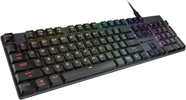 Alt view image 3 of 7 - COUGAR LUXLIM: Extreme Low Profile Optical-Mechanical Gaming Keyboard