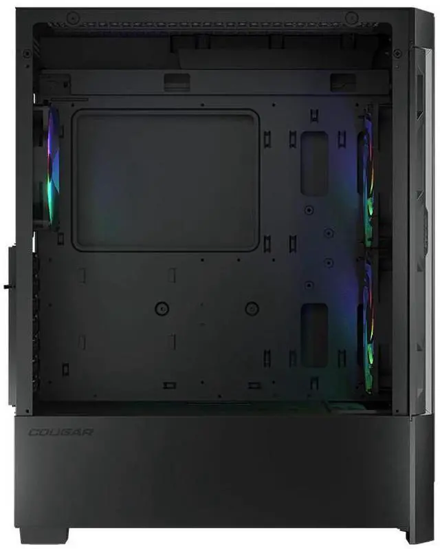 Alt view image 6 of 9 - Cougar Airface RGB Black Mid Tower Computer Case with Mesh Front Panel