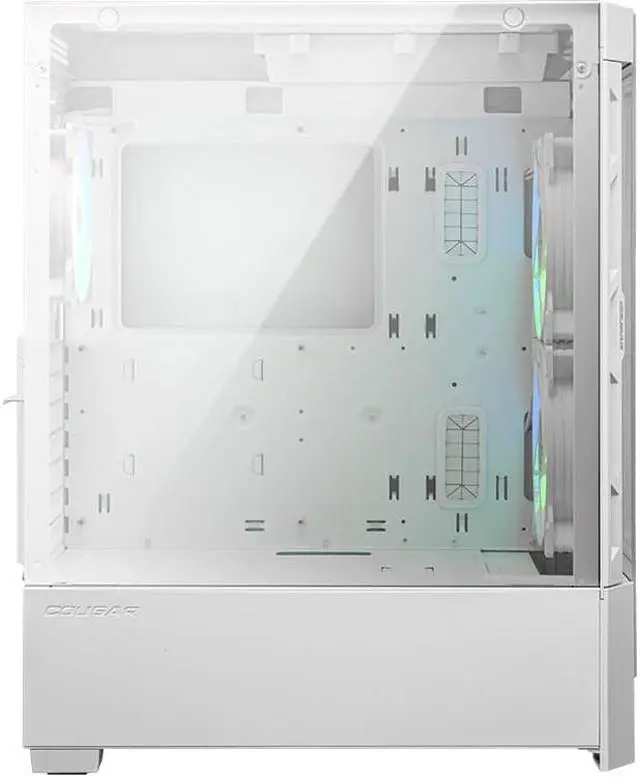 Alt view image 5 of 9 - Cougar Airface RGB White Mid Tower Computer Case with Mesh Front Panel