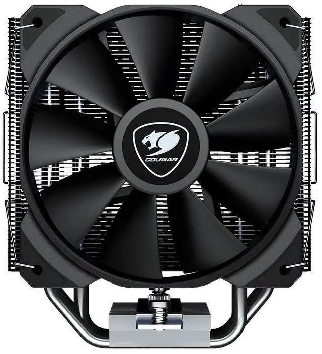 Alt view image 3 of 8 - Cougar FORZA 50 ESSENTIAL Single Tower Air Cooler with HDT technology and 4 heat pipes