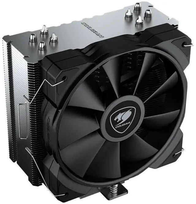 Alt view image 2 of 8 - Cougar FORZA 50 ESSENTIAL Single Tower Air Cooler with HDT technology and 4 heat pipes