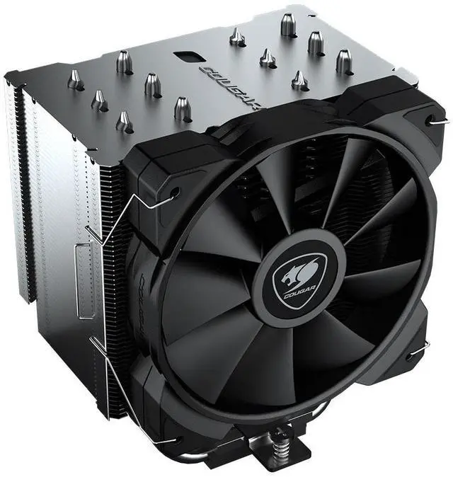 Alt view image 2 of 10 - Cougar Gaming FORZA 85 ESSENTIAL Single Tower Air Cooler with Nickel Clad Copper Base and 6 Heat Pipes