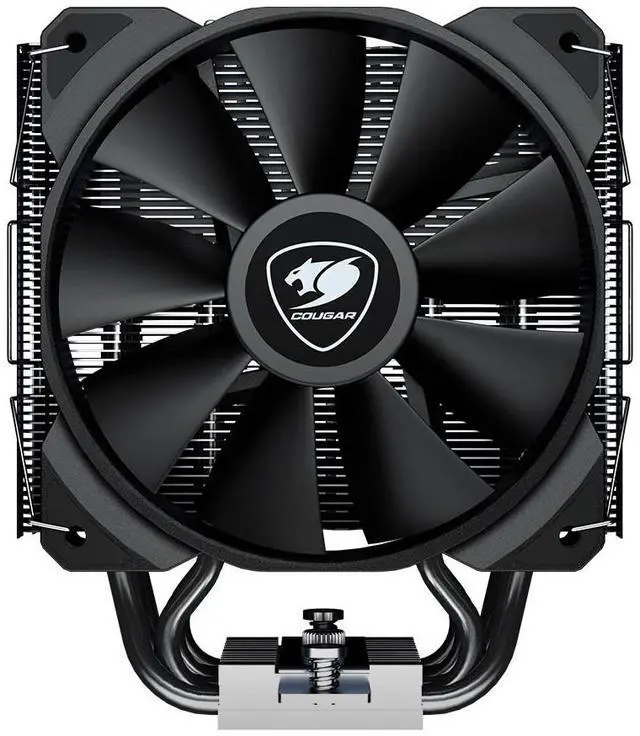 Alt view image 3 of 10 - Cougar Gaming FORZA 85 ESSENTIAL Single Tower Air Cooler with Nickel Clad Copper Base and 6 Heat Pipes