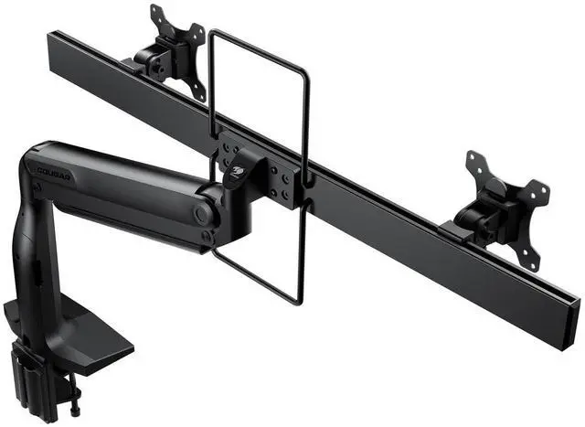 Alt view image 2 of 3 - Cougar DUO35 Heavy-Duty Dual Monitor Arm