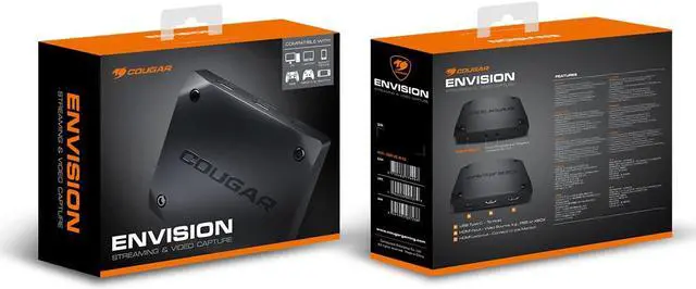 Alt view image 6 of 6 - COUGAR Envision, Video Capture In/output Loop-through up to 3840 x 2160(4K)/60Hz or 2560 x 1440(2K)/144Hz