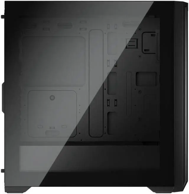 Alt view image 3 of 8 - COUGAR MX330-G PRO, Mid Tower Case with Full Mesh Front Panel + Tempered Glass Side Panel, with Type C Gen 2, support 5.25ODD