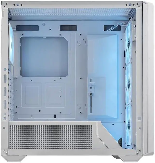 Alt view image 3 of 7 - COUGAR MX600 RGB White Mid Tower Gaming Case, 400mm GPU supported, built-in Front 140mm ARGB Fan x3 & Rear 120mm ARGB Fan x1, E-ATX supported along with 8 Expansion Slots