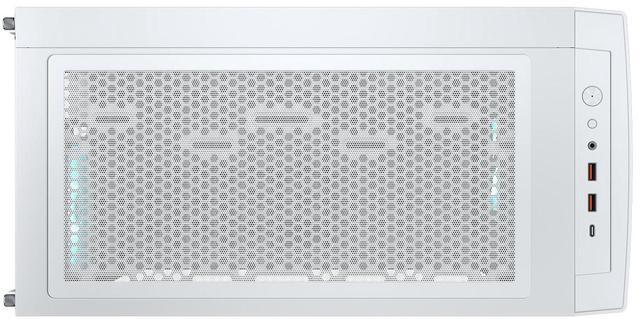 Alt view image 5 of 7 - COUGAR AIRFACE ECO RGB Gaming Case, 180mm PWM Fans *2 & 120mm ARGB Fan *1 pre-Installed, Modular I/O Panel, Max. Graphics Card Length 390mm, Support Vertical GPU, (White)
