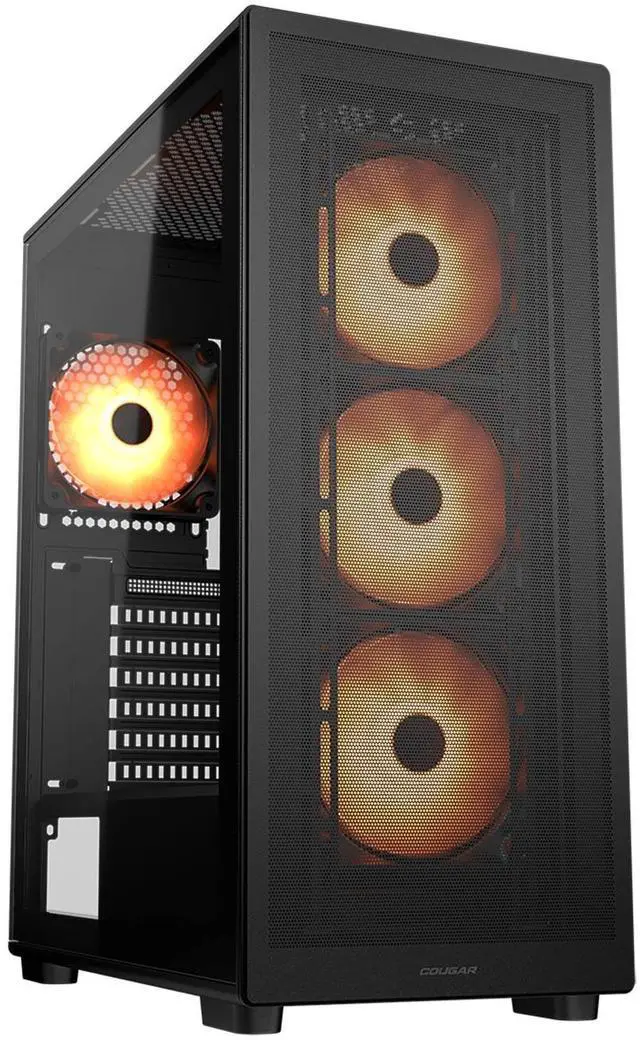 Main image of COUGAR MX220 RGB Mid-Tower ATX PC Case  Optimized AIrflow  4X 120mm ARGB  Fans Pre-Installed & 360mm Radiator Support  Max. GPU Length 340mm  PWM Fan Hun Included  USB Type-C Port