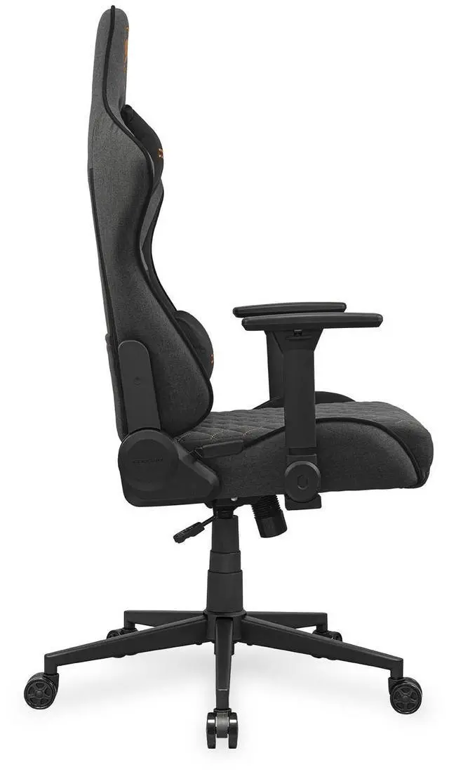 Alt view image 3 of 7 - COUGAR Armor One V2 Gray F - Gaming Chair - 4D folding Armrests - High-back Structure - Lumbar & Head Pillow - Back pocket, Imitation Linen/Gray