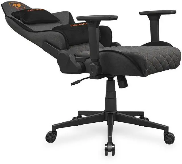 Alt view image 6 of 7 - COUGAR Armor One V2 Gray F - Gaming Chair - 4D folding Armrests - High-back Structure - Lumbar & Head Pillow - Back pocket, Imitation Linen/Gray