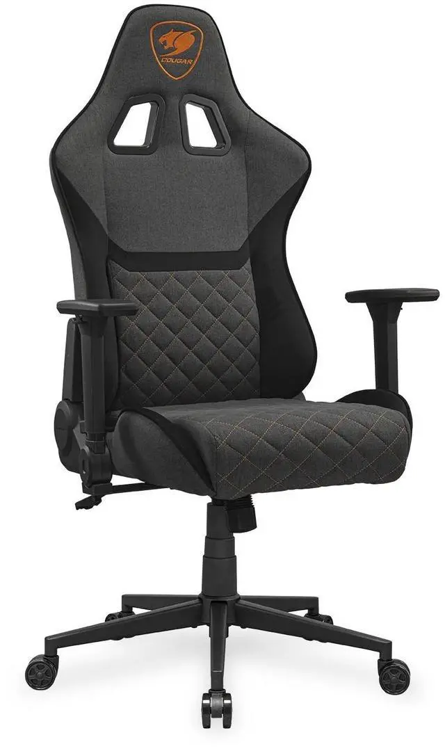 Alt view image 5 of 7 - COUGAR Armor One V2 Gray F - Gaming Chair - 4D folding Armrests - High-back Structure - Lumbar & Head Pillow - Back pocket, Imitation Linen/Gray