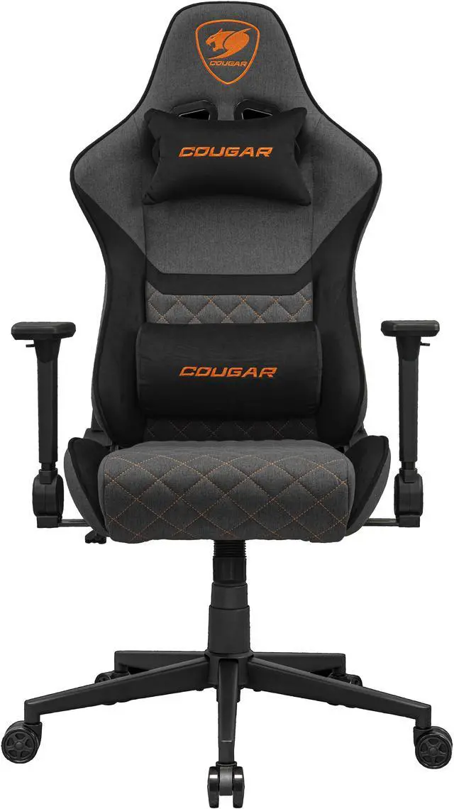 Main image of COUGAR Armor One V2 Gray F - Gaming Chair - 4D folding Armrests - High-back Structure - Lumbar & Head Pillow - Back pocket, Imitation Linen/Gray