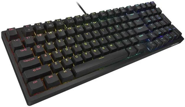 Alt view image 5 of 6 - COUGAR COMBAT S Keyboard Mouse Set - RGB backlight - Doubleshot PBT Keycaps - 6200 DPI -
Zero-latency Input Response, Black