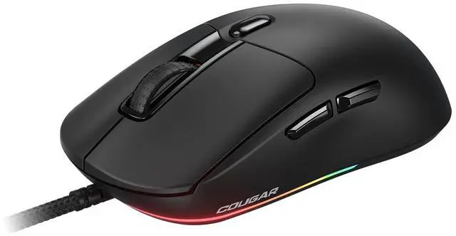 Alt view image 3 of 6 - COUGAR COMBAT S Keyboard Mouse Set - RGB backlight - Doubleshot PBT Keycaps - 6200 DPI -
Zero-latency Input Response, Black