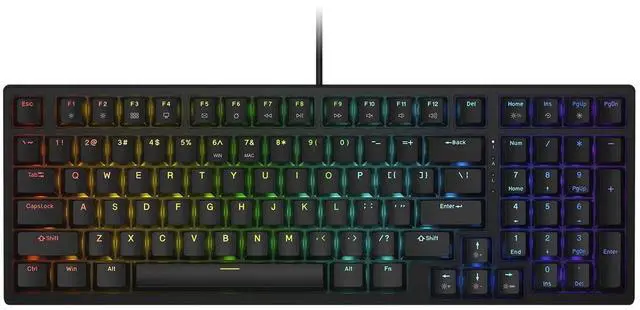 Alt view image 4 of 6 - COUGAR COMBAT S Keyboard Mouse Set - RGB backlight - Doubleshot PBT Keycaps - 6200 DPI -
Zero-latency Input Response, Black