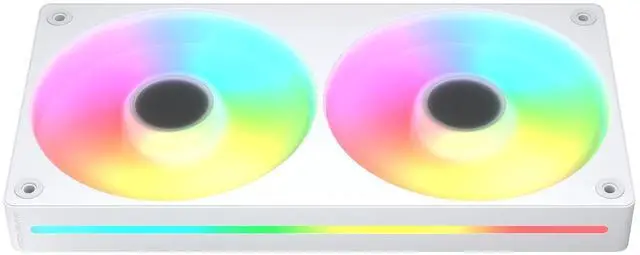 Main image of COUGAR Unity 240 - PC CASE FAN - Single-Frame - PWM Control - ARGB Side Strips - Streamlined Cable Design, 240/Reverse/White