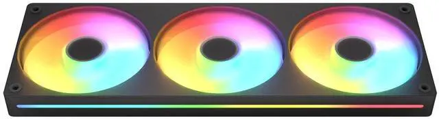 Main image of COUGAR Unity 360 - PC CASE FAN - Single-Frame - PWM Control - ARGB Side Strips - Streamlined Cable Design, 360/Forward/Black