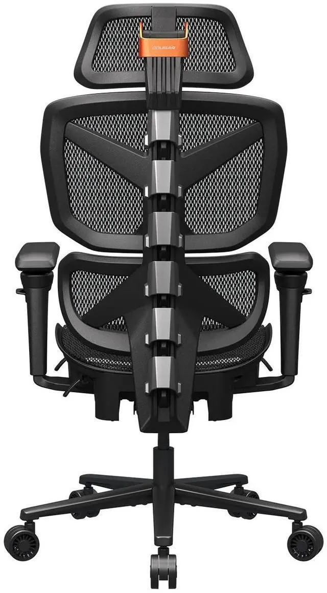 Main image of COUGAR Terminator Air Ergonomic Chair - High Back Mesh Office Chair with Adaptive Lumbar Support, 3D Super-Wide Headrest, 3D Armrests, Weight-Balanced Tilt and Silent Casters