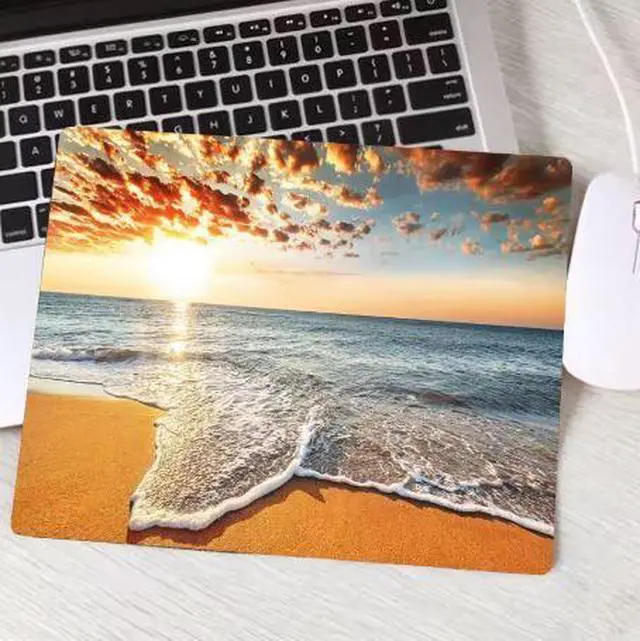 Main image of Beach | Natural Rubber Anti-slip Mouse Pad (29x25cm)