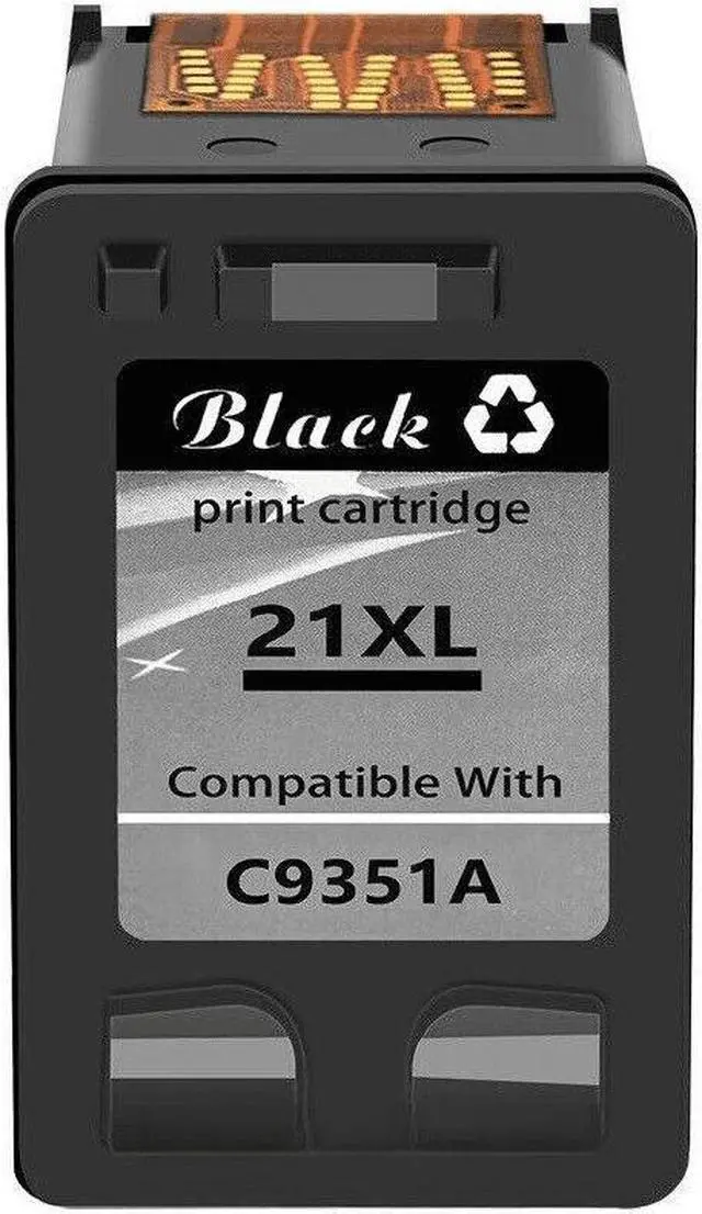 Main image of Remanufactured Black Ink Cartridges For HP C9351A 21XL Compatible For Use With HP DeskJet 3747 3910 3915 3918 3920 3930 3930 OfficeJet 4310 4315 4315v 4315xi J3600 More