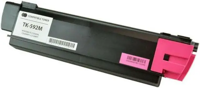 Main image of New Compatible Magenta Toner Cartridge For Kyocera Mita TK592M TK-592M Container For use with Kyocera Mita Ecosys M6026cidn 6526cdn 6526cidn P6026cdn FS-C2026MFP 2126MFP 2126MFP 2526MFP