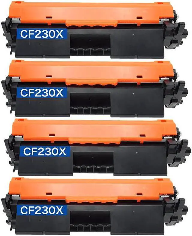 Main image of 4 Pack New High-Yield Toner Cartridge For HP 30X CF230X Compatible with HP LaserJet Pro M203dn M203dw MFP M227d M227fdn M227fdw M227sdn