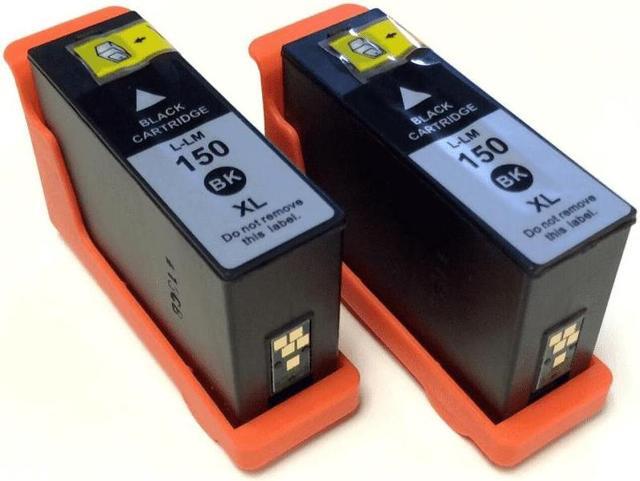 Main image of 2 Pack High-Yield Black Ink Cartridge For Lexmark 150XL Compatible with Lexmark Pro715 Pro915 S315 S415 S515