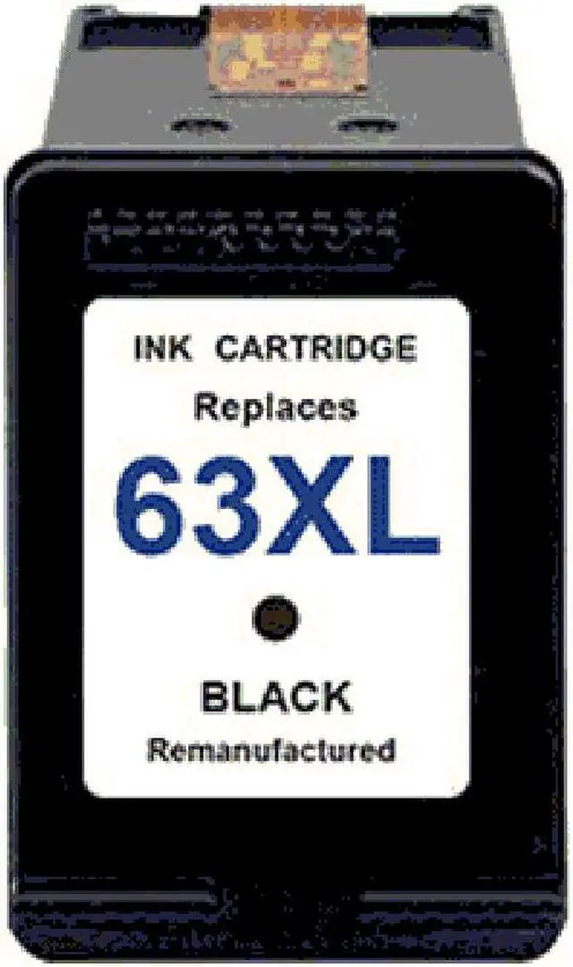 Main image of High-Yield Black Ink Cartridge For HP 63XL F6U64AN For Use With HP DeskJet 3830 3831 3832 3833 3834 4650 4652 Envy 4510 4511 4512 4513 4516 DeskJet 1110 1111 1112 2130 More
