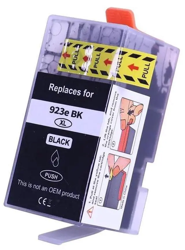 Alt view image 3 of 5 - 923e 4-Pack New High Yield  B/C/Y/M Ink Cartridges Compatible to HP 923E,  Work with HP OfficeJet pro 8120 8122e 8124e 8125e 8130 8132e 8134e 8135e 8138e 8139e
