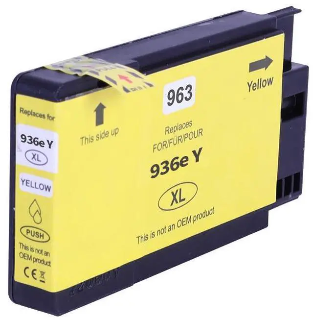 Main image of 936e New High Yield Yellow ink Cartridge Compatible to  HP 936e Yellow ,Work with  HP OfficeJet 9110/ 9110b/9120/9120b/9120e/ 9130/9130b/ 9130e/9135e/ 9730/ 9730e