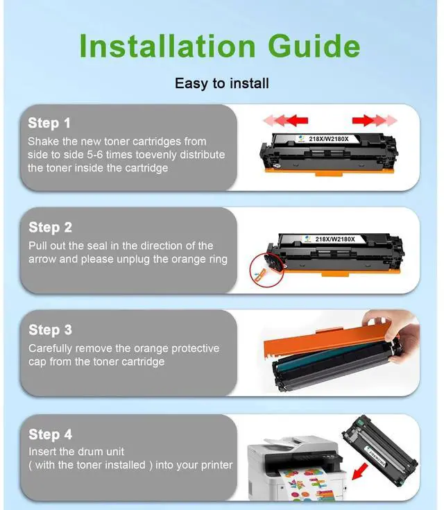 Alt view image 2 of 4 - W2183X New High Yield Magenta Toner Cartridge With Chip Replace For HP W218X / W2183X, Work  With HP Color LaserJet Pro MFP 3210DW, MFP 3301cdw, MFP 3301fdw, MFP 3301sdw