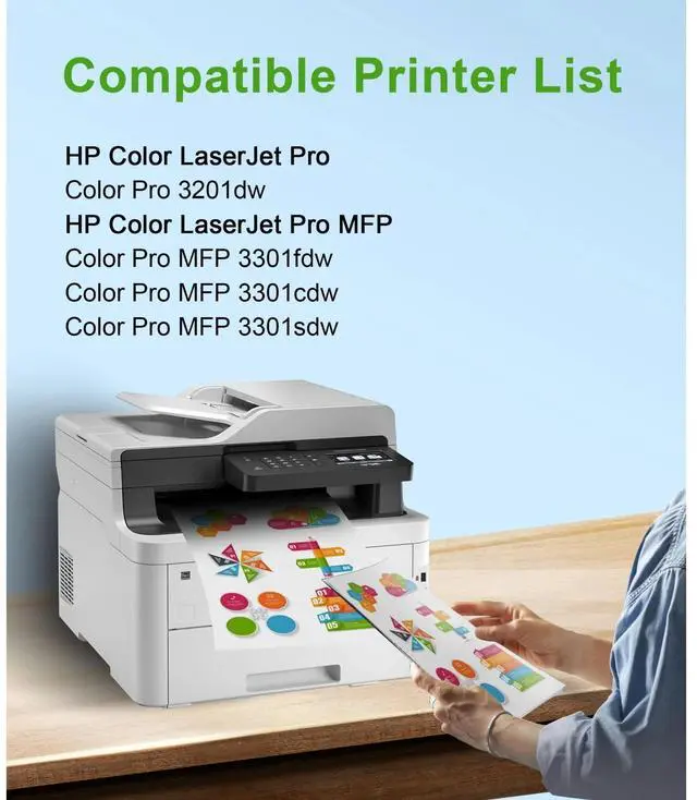 Alt view image 3 of 4 - W2183X New High Yield Magenta Toner Cartridge With Chip Replace For HP W218X / W2183X, Work  With HP Color LaserJet Pro MFP 3210DW, MFP 3301cdw, MFP 3301fdw, MFP 3301sdw