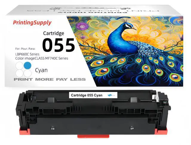Main image of 1-Pack Cyan 055 055H Toner Cartridge Compatible for Canon ImageClass MF741Cdw MF743Cdw MF745Cdw