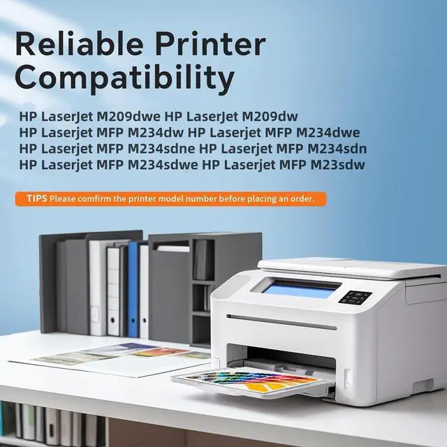 Alt view image 4 of 6 - 134X Compatible Toner Cartridge Replacement for HP 134X W1340X *No Chip*  Black, High-Yield Print, Works with  HP LaserJet M209dw MFP M234dw M234sdn M234sdw