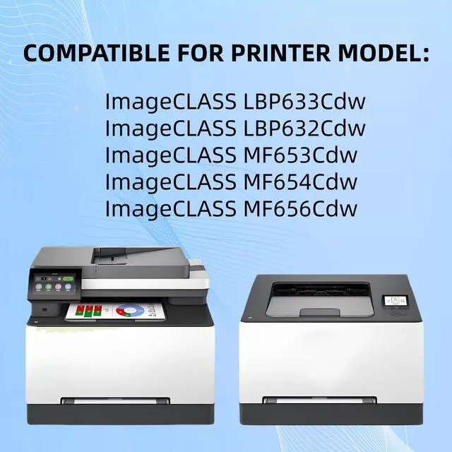 Alt view image 2 of 4 - 1 Pack 067H High-Yield Black Toner Cartridge with Chip Compatible for Canon 067H - Fits imageCLASS LBP633Cdw LBP632Cdw MF653Cdw MF654Cdw MF656Cdw