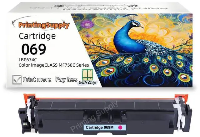 Main image of 1 Pack 069 Magenta Toner Cartridge With Chip Compatible for Canon 069 imageCLASS MF752Cdw imageCLASS MF753Cdw MF751Cdw MF756Cx LBP673Cdw LBP674Cx LBP674Cdw
