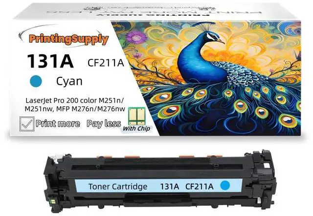 Main image of New Cyan Toner Cartridge For HP 131A CF211A Compatible with HP LaserJet Pro 200 color M251n M251nw MFP M276n MFP M276nw imageClass MF8280Cw