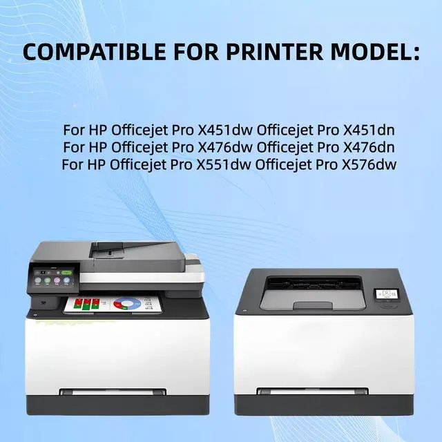 Alt view image 2 of 4 - 1 Pack 971XL Magenta Ink Cartridge Replacement for HP 971 XL Ink Tank for Officejet Pro X451dw X451dn X476dw X476dn X576dw X551dw Printers Ink