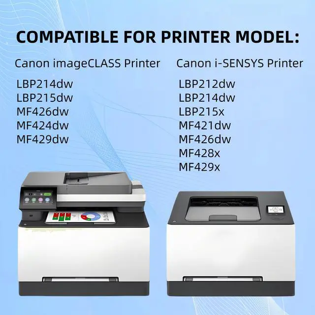 Alt view image 3 of 6 - 1 Pack 052H Black High-Yield Compatible Toner Cartridge For Canon 052H For Use With Canon imageCLASS LBP214dw LBP215dw MF424dw MF426dw MF429dw