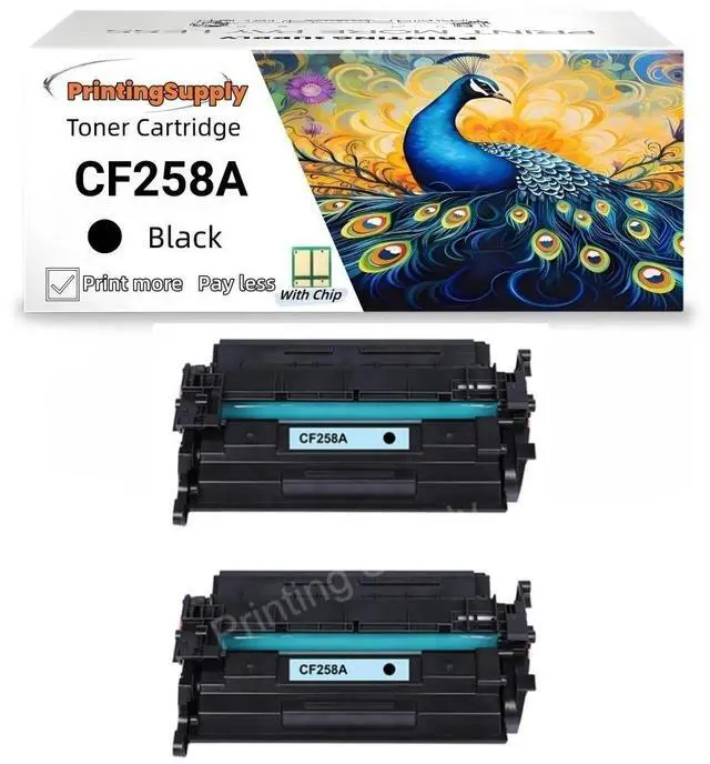 Main image of 2 Pack 58A Toner Cartridges with Chip Compatible for HP 58A CF258A 58X CF258X Laserjet M428fdw M404 M404n M404dn M404dw M406dn MFP M428fdn M428dw M428 M430f Printer (Black)