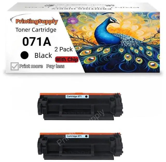 Main image of 2 Pack 071H Black Toner Cartridge Compatible for Canon 071H Work with Canon ImageClass MF275dw MF274dn MF273dw MF272dw MF271dn LBP122dw LBP121dn